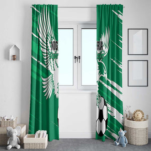 Nigeria Football Window Curtain - Victory for the Super Eagles