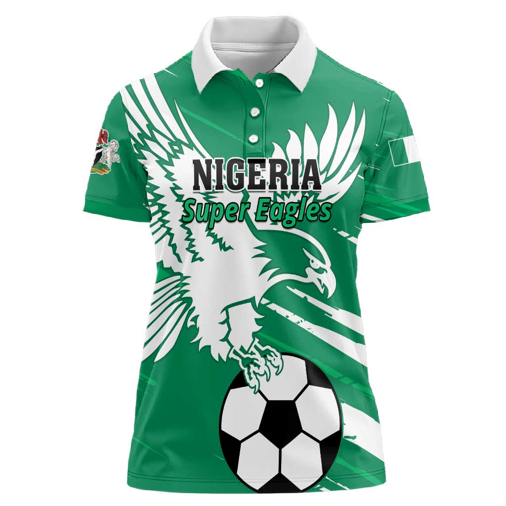 Nigeria Football Women Polo Shirt - Victory for the Super Eagles