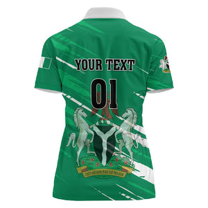 Nigeria Football Women Polo Shirt - Victory for the Super Eagles