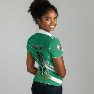 Nigeria Football Women Polo Shirt - Victory for the Super Eagles