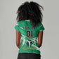 Nigeria Football Women V-Neck T-Shirt - Victory for the Super Eagles