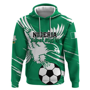 Nigeria Football Zip Hoodie - Victory for the Super Eagles