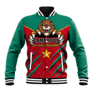 Support Les Lions Indomptables - Cameroon Football Baseball Jacket LT01