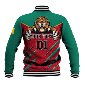 Support Les Lions Indomptables - Cameroon Football Baseball Jacket LT01