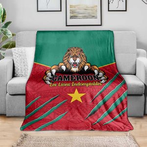 Support Les Lions Indomptables - Cameroon Football Blanket