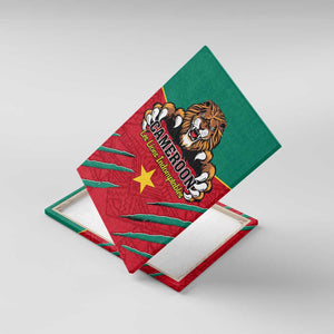 Support Les Lions Indomptables - Cameroon Football Canvas Wall Art