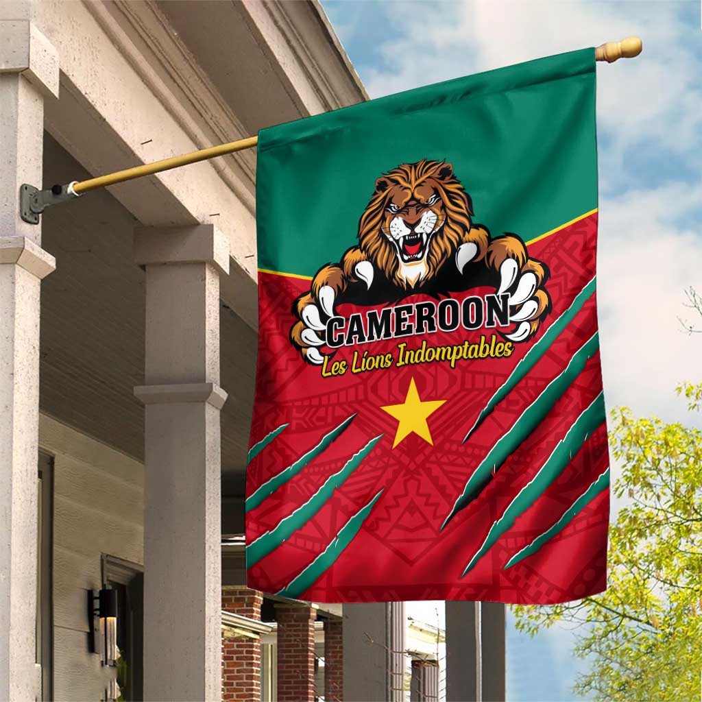 Support Les Lions Indomptables - Cameroon Football Garden Flag