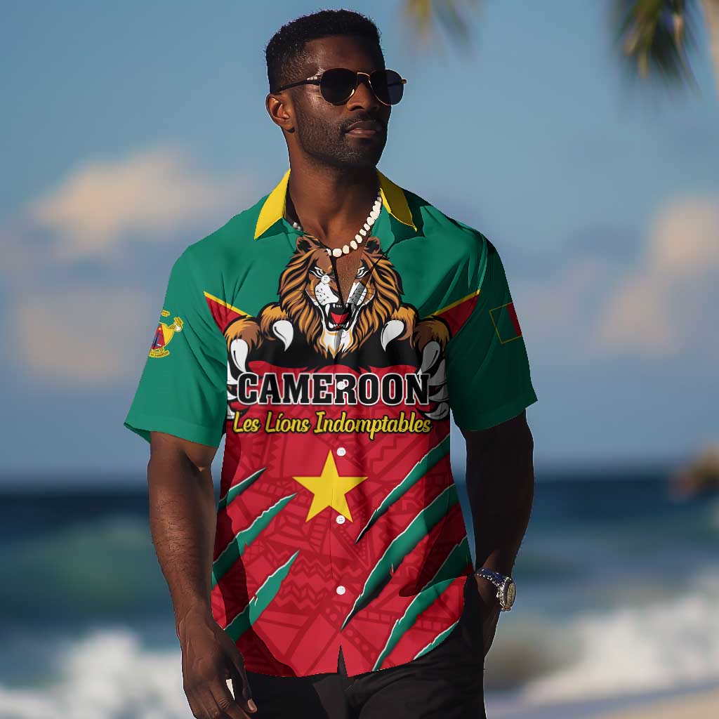 Support Les Lions Indomptables - Cameroon Football Hawaiian Shirt