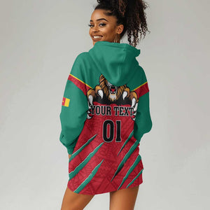 Support Les Lions Indomptables - Cameroon Football Hoodie Dress