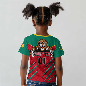 Support Les Lions Indomptables - Cameroon Football Kid T shirt