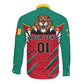 Support Les Lions Indomptables - Cameroon Football Long Sleeve Button Shirt