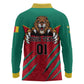 Support Les Lions Indomptables - Cameroon Football Long Sleeve Polo Shirt
