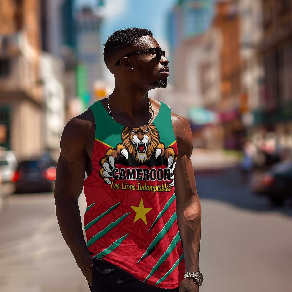 Support Les Lions Indomptables - Cameroon Football Men Tank Top