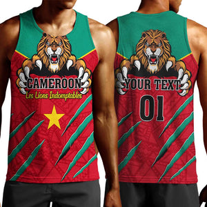 Support Les Lions Indomptables - Cameroon Football Men Tank Top