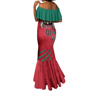 Support Les Lions Indomptables - Cameroon Football Mermaid Dress