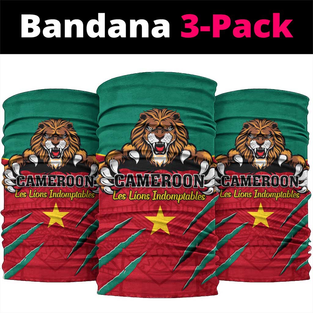 Support Les Lions Indomptables - Cameroon Football Neck Gaiter LT01