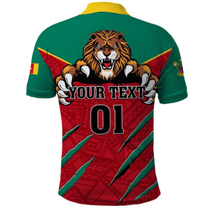 Support Les Lions Indomptables - Cameroon Football Polo Shirt