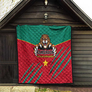 Support Les Lions Indomptables - Cameroon Football Quilt