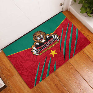 Support Les Lions Indomptables - Cameroon Football Rubber Doormat