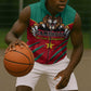 Support Les Lions Indomptables - Cameroon Football Sleeveless Zip Hoodie - African Pride