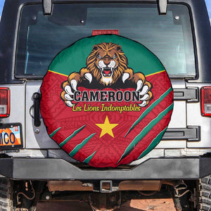 Support Les Lions Indomptables - Cameroon Football Spare Tire Cover