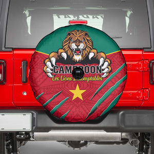 Support Les Lions Indomptables - Cameroon Football Spare Tire Cover