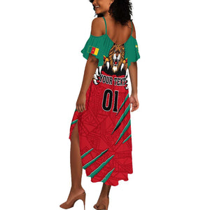 Support Les Lions Indomptables - Cameroon Football Summer Maxi Dress