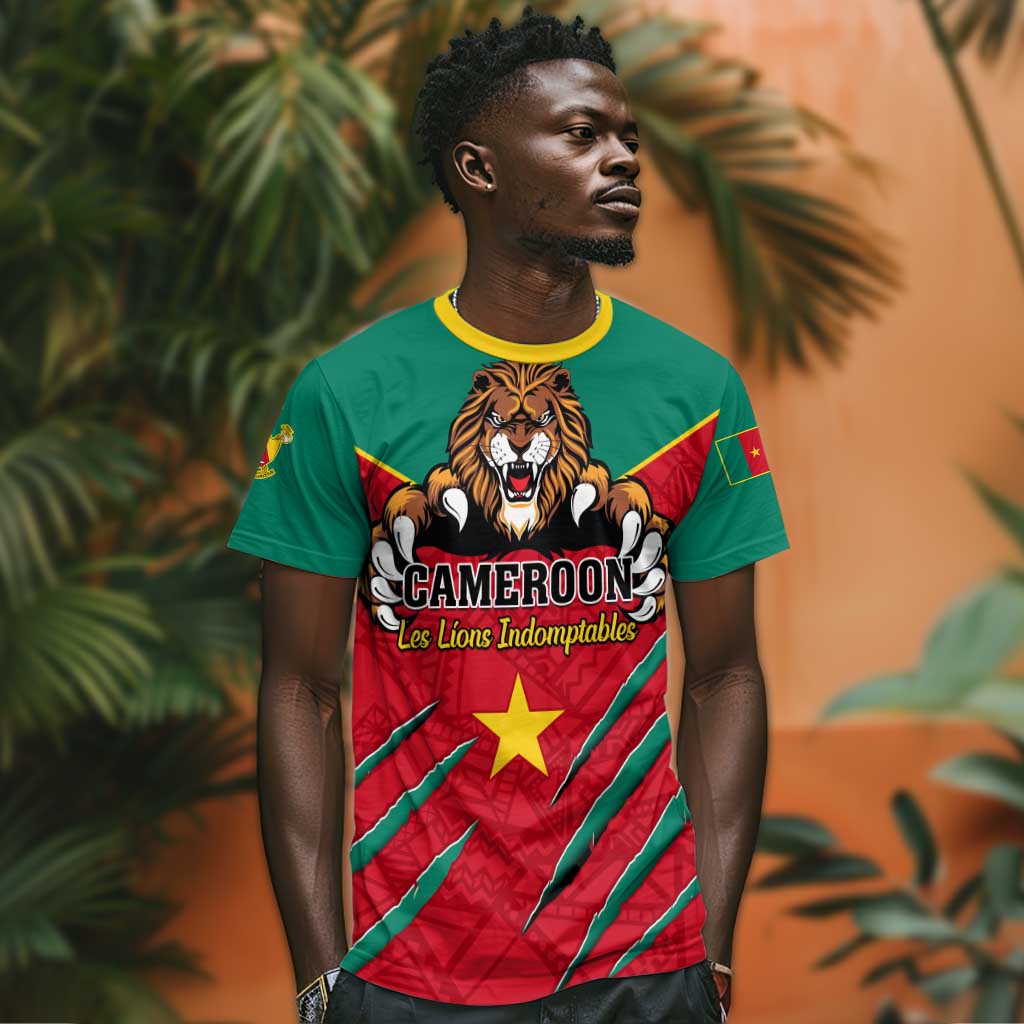 Support Les Lions Indomptables - Cameroon Football T shirt