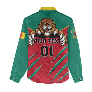 Support Les Lions Indomptables - Cameroon Football Women Casual Shirt