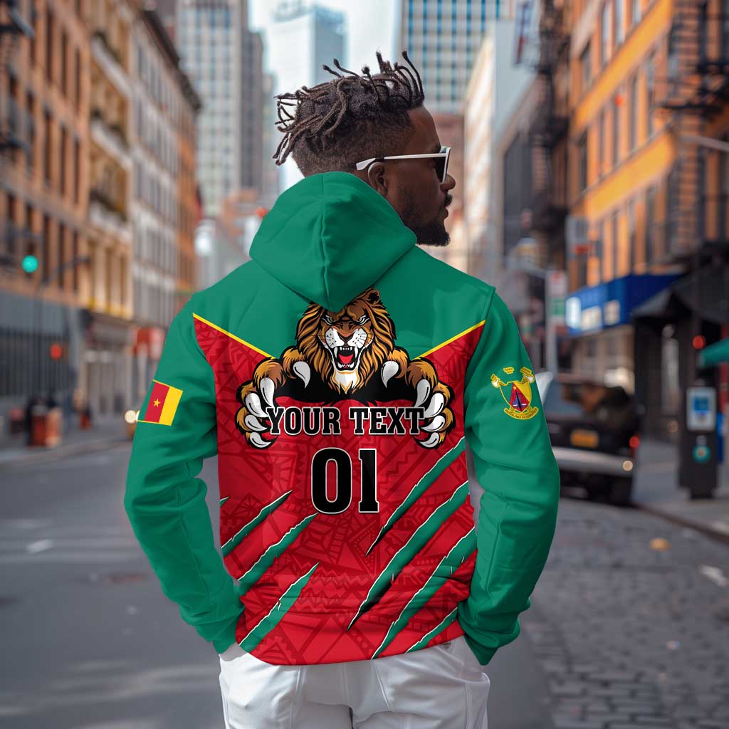 Support Les Lions Indomptables - Cameroon Football Zip Hoodie