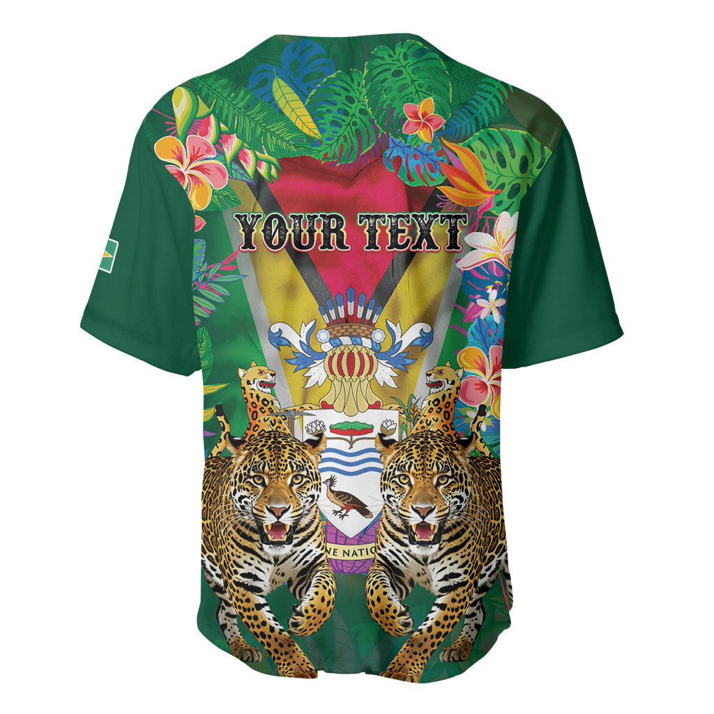 Personalized Guyana 60th Independence Day Baseball Jersey Diamond Jubilee