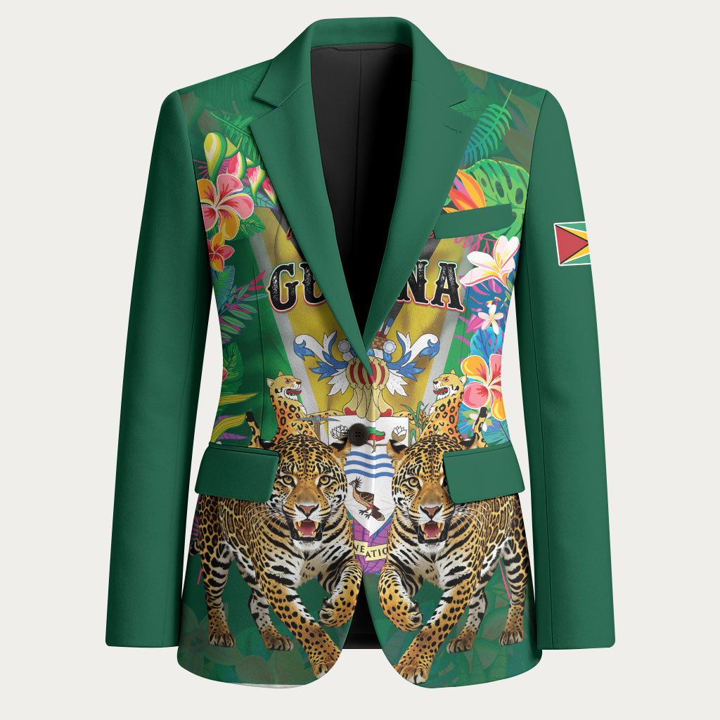 Personalized Guyana 60th Independence Day Blazer Diamond Jubilee