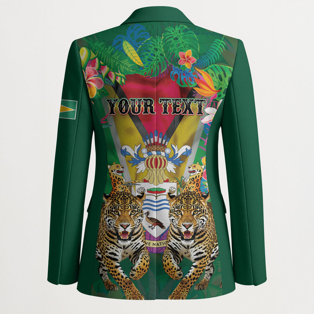 Personalized Guyana 60th Independence Day Blazer Diamond Jubilee