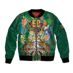 Personalized Guyana 60th Independence Day Bomber Jacket Diamond Jubilee
