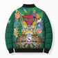 Personalized Guyana 60th Independence Day Bomber Puffer Jacket Diamond Jubilee