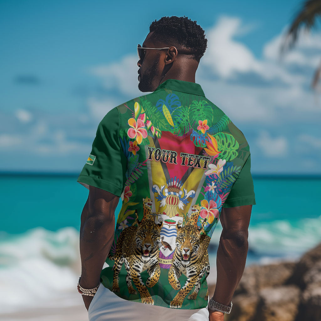 Personalized Guyana 60th Independence Day Hawaiian Shirt Diamond Jubilee