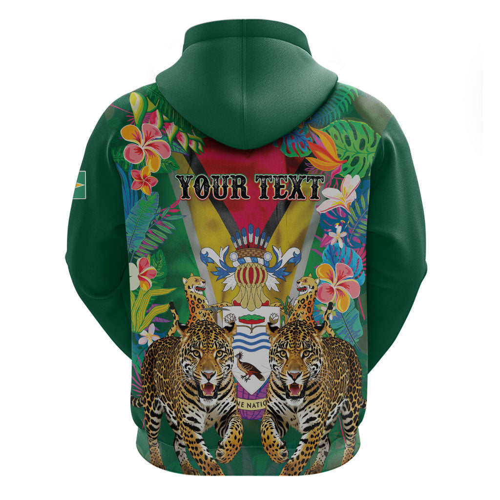 Personalized Guyana 60th Independence Day Hoodie Diamond Jubilee