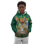 Personalized Guyana 60th Independence Day Kid Hoodie Diamond Jubilee