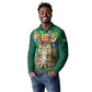 Personalized Guyana 60th Independence Day Long Sleeve Polo Shirt Diamond Jubilee