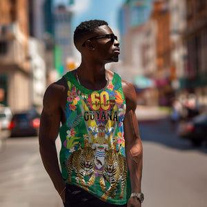 Personalized Guyana 60th Independence Day Men Tank Top Diamond Jubilee