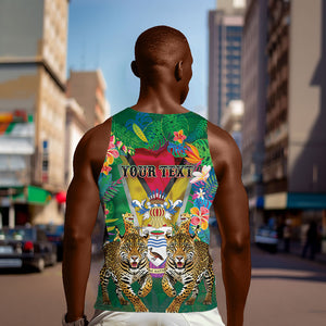 Personalized Guyana 60th Independence Day Men Tank Top Diamond Jubilee