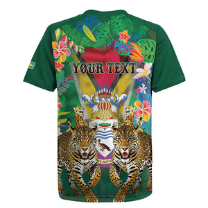 Personalized Guyana 60th Independence Day Rugby Jersey Diamond Jubilee