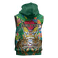 Personalized Guyana 60th Independence Day Sleeveless Hoodie Diamond Jubilee