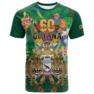 Personalized Guyana 60th Independence Day T shirt Diamond Jubilee