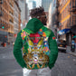 Personalized Guyana 60th Independence Day Zip Hoodie Diamond Jubilee