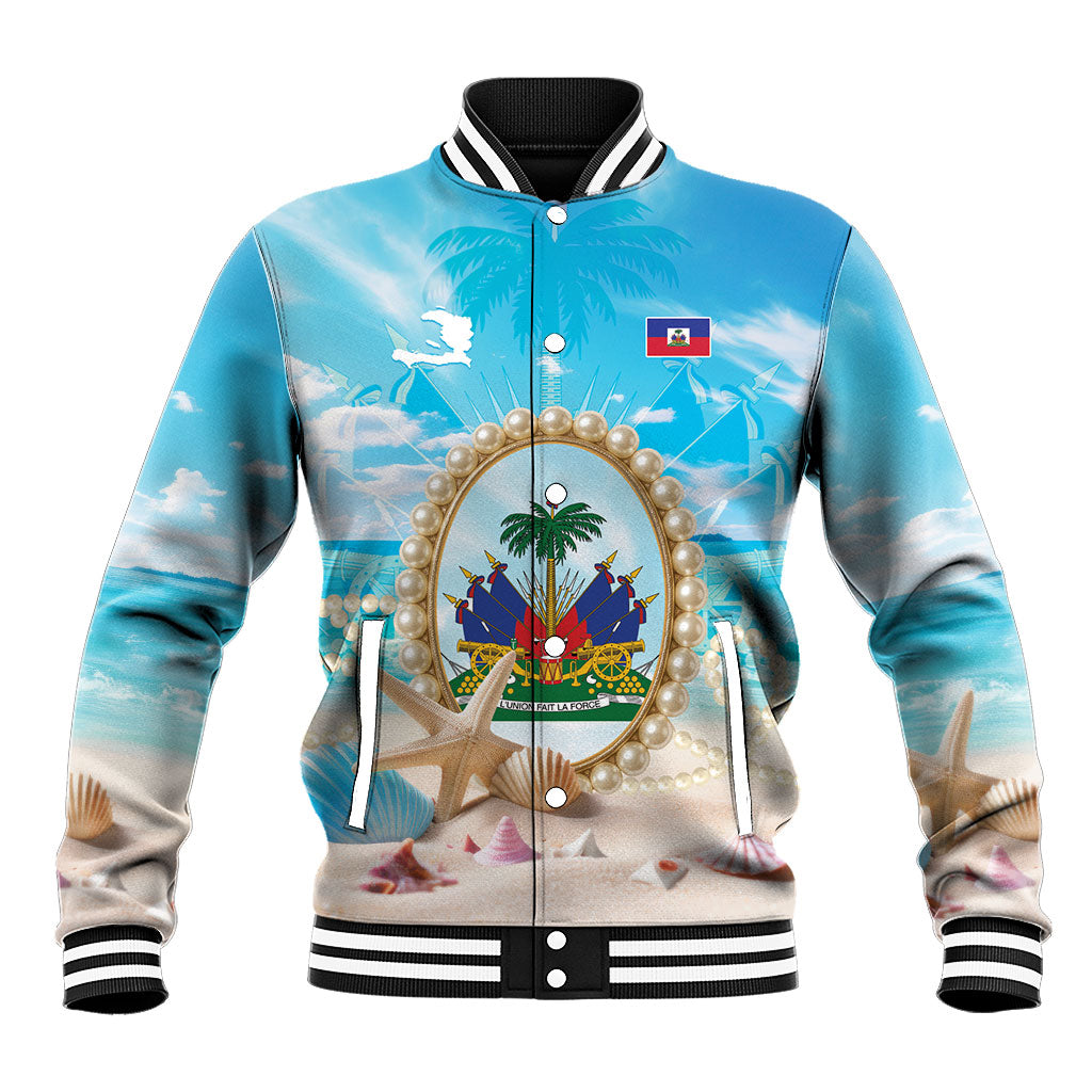 Personalized Haiti The Pearl Of Antilles Baseball Jacket Summer Aesthetic Vibe