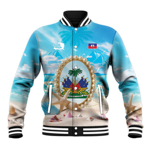 Personalized Haiti The Pearl Of Antilles Baseball Jacket Summer Aesthetic Vibe