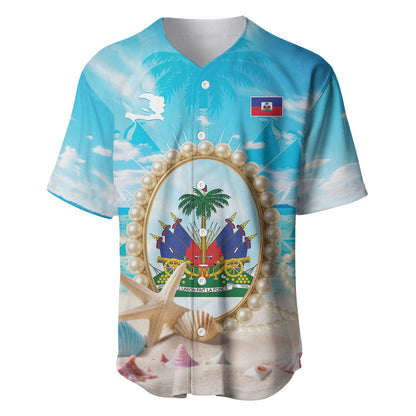 Personalized Haiti The Pearl Of Antilles Baseball Jersey Summer Aesthetic Vibe