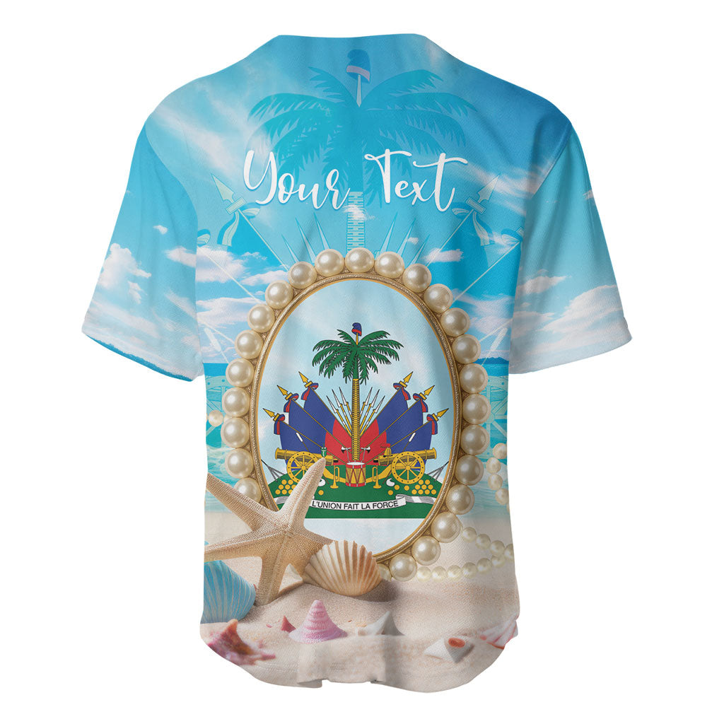 Personalized Haiti The Pearl Of Antilles Baseball Jersey Summer Aesthetic Vibe