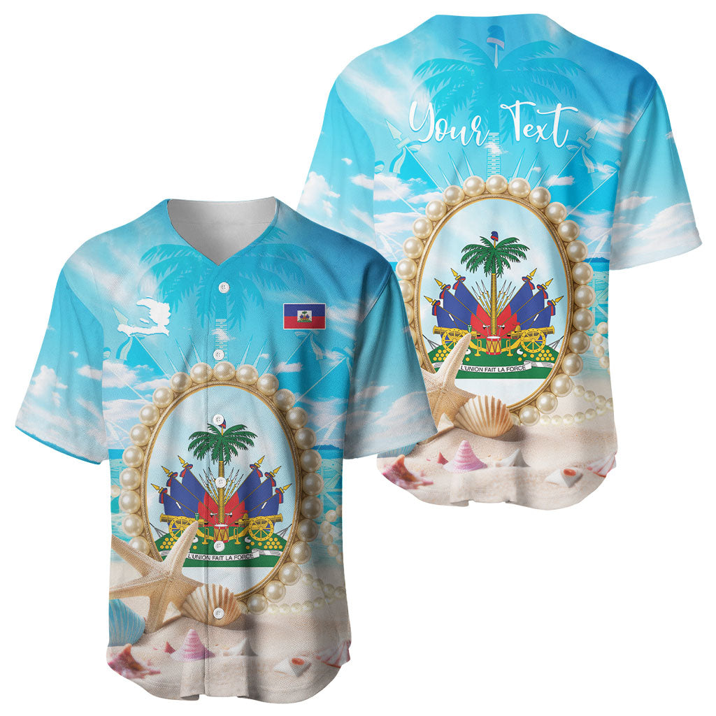Personalized Haiti The Pearl Of Antilles Baseball Jersey Summer Aesthetic Vibe